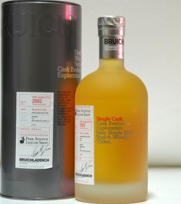 Port Charlotte 2002 Micro-Provenance Series Bourbon Cask #1215 Park Avenue Liquor Shop Exclusive 63.4% 750ml