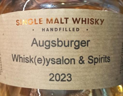 St. Kilian 2019 Handfilled ex Tokaji Aszu peated Augsburger Whisky e ysalon & Spirits 2023 57% 500ml