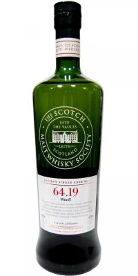 Mannochmore 2001 SMWS 64.19 Woof 1st Fill Ex-Bourbon Barrel 61.5% 700ml