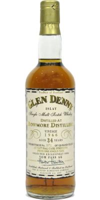 Bowmore 1966 HH Glen Denny Vom Fass AG Exclusive 45.2% 700ml