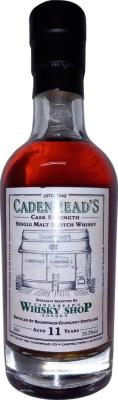 Balmenach 11yo CA Cadenhead's Whisky Shop London 55.3% 200ml