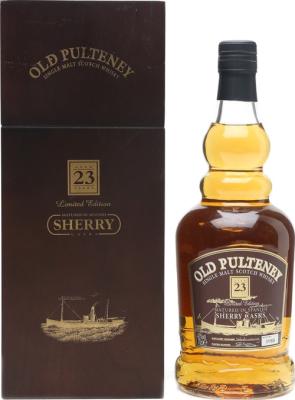 Old Pulteney 23yo Limited Edition Sherry Casks World Duty Free 43% 700ml