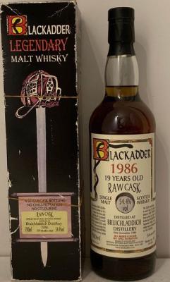 Bruichladdich 1986 BA Raw Cask #841 54.4% 700ml