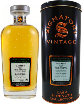 Glen Keith 1997 SV Cask Strength Collection #72586 54% 700ml