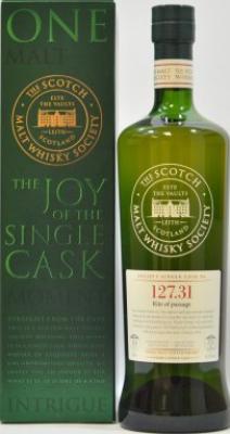 Port Charlotte 2002 SMWS 127.31 Rite of passage Refill Ex-Bourbon Barrel 64.2% 700ml