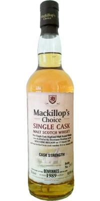 Benrinnes 1989 McC Single Cask Cask Strength #912 58.8% 700ml