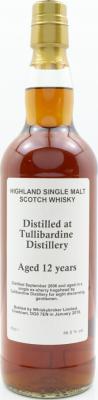 Tullibardine 2006 WhB Private Cask Ex-Sherry Hogshead Eight Discerning Gentlemen 46% 700ml