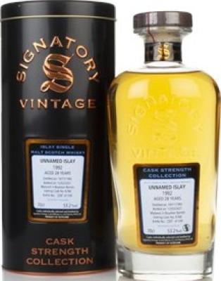 Unnamed Islay Malt 1992 SV Cask Strength Collection Vatting of Bourbon Barrels #6768 53.2% 700ml