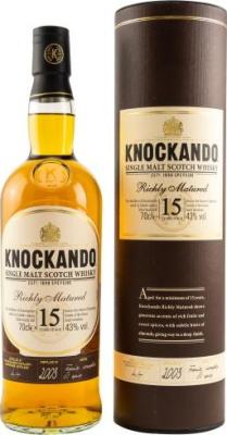 Knockando 2003 Richly Matured Ex-Bourbon und Sherry 43% 700ml