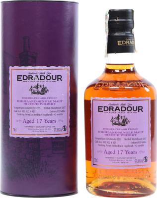 Edradour 1999 Bordeaux Cask Finish 17yo 812, 822 & 823 55.8% 700ml