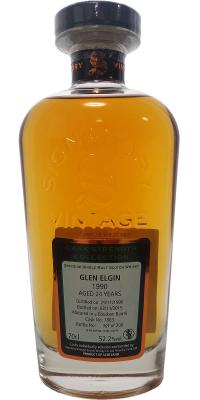 Glen Elgin 1990 SV Cask Strength Collection Bourbon Barrel #7883 52.2% 700ml