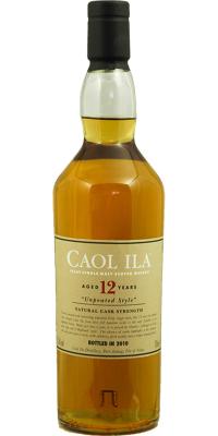 Caol Ila 12yo Unpeated Style Diageo Special Releases 2010 1st Fill Bourbon Barrels 57.6% 750ml