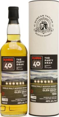 Glen Grant 1995 DT The Party Dram for Runrig 40th anniversary 46% 700ml