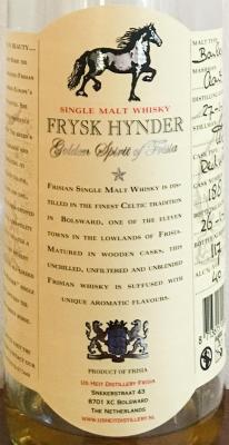 Frysk Hynder 2011 Red Wine #188 40% 700ml