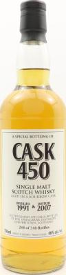 Springbank 1991 Cask 450 Special Bottling 46% 700ml