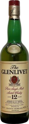 Glenlivet 12yo Classic Golf Courses of The Netherlands De Haagsche Golf & Country Club Seagram Nederland B.V. Amsterdam 43% 700ml