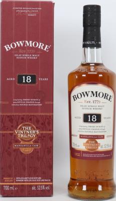 Bowmore 18yo The Vintner's Trilogy Manzanilla Cask 52.5% 700ml