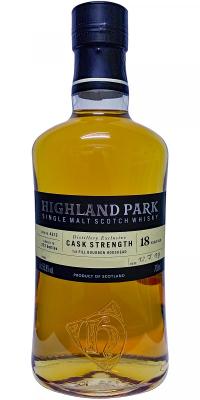 Highland Park 18yo Distillery Exclusive 1st Fill Bourbon Hogshead #4212 55.8% 700ml