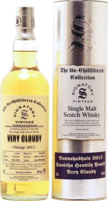 Bunnahabhain 2011 SV The Un-Chillfiltered Collection Very Cloudy 704126 + 704127 40% 700ml