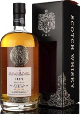 Allt-A-Bhainne 1993 CWC The Exclusive Malts 10th Anniversary SE Refill Hogshead #18095 50.7% 750ml