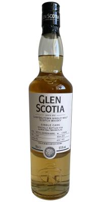 Glen Scotia 2016 NMWL no. 10 Firstfill Bourbon Barrel Norwegian Malt Whisky Society nmwl 57.5% 700ml