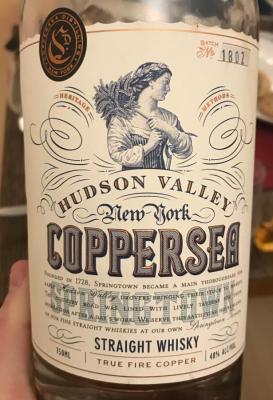 Coppersea Springtown Straight Whisky Batch 1802 48% 750ml
