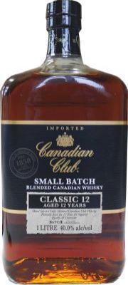 Canadian Club 12yo Classic 12 Small Batch C12-426 40% 1000ml