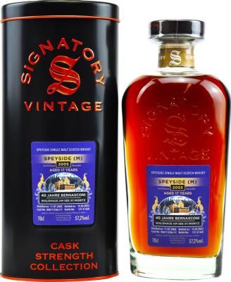 Speyside M 2005 SV Cask Strength Collection 1st Fill Oloroso Sherry Butt Waldhaus am See St. Moritz 57.2% 700ml