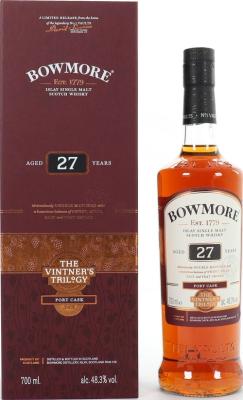 Bowmore 27yo The Vintner's Trilogy Port Cask 48.3% 700ml