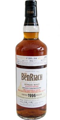 BenRiach 1996 Single Cask Bottling Fresh Pedro Ximenez Hogshead #5611 53.2% 700ml