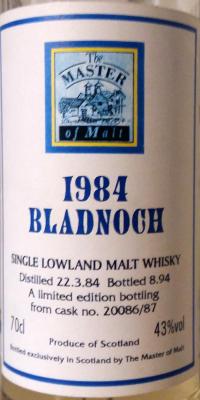 Bladnoch 1984 MoM 20086/87 43% 700ml