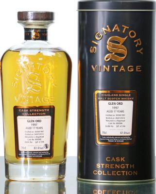 Glen Ord 1997 SV Cask Strength Collection #800090 61.6% 700ml