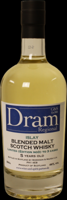 Dram Regional 5yo C&S Islay Limited Edition #3 to 3 Casks 46% 500ml