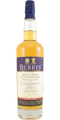 Littlemill 1992 BR Berrys #14 46% 750ml