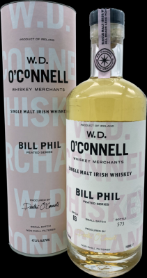 W.D. O'Connell Bill Phil Peated Series WDO Single Malt Irish Whisky 1st Fill Bourbon 47.5% 700ml