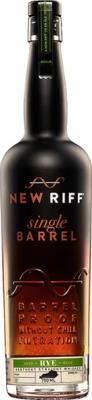 New Riff 2017 Single Barrel Rye American White Oak 17-1222 52.8% 700ml