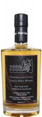 Clynelish 2008 RS Cask Strength #800208 Hotel Rindenmuhle 48.7% 500ml