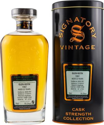 Glen Keith 1997 SV Cask Strength Collection 72589+72590 55.3% 700ml