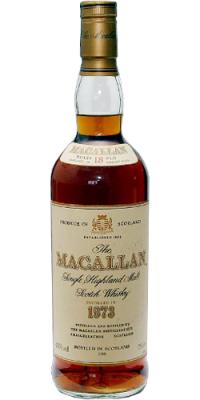 Macallan 1973 Vintage Sherry Cask 43% 750ml