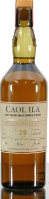 Caol Ila 20yo Distillery Exclusive Handfilled Single Cask 1st fill american oak Feis Ile 2023 52.9% 700ml