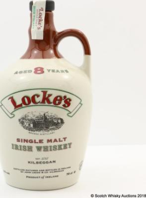 Locke's 8yo Ceramic Jug 40% 700ml