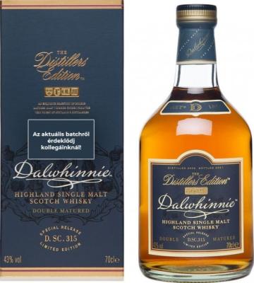 Dalwhinnie 2002 The Distillers Edition Oloroso Sherry Finish 43% 700ml