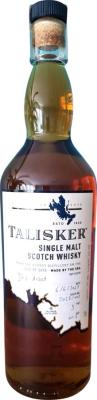 Talisker 9yo Handfilled Distillery only Rejuvenated Red Wine 60.2% 700ml