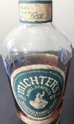 Michter's US 1 Toasted Barrel Finish Rye Cask #17C535 54.4% 750ml