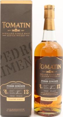 Tomatin 2002 Cuatro Series Pedro Ximenez Sherry 46% 700ml