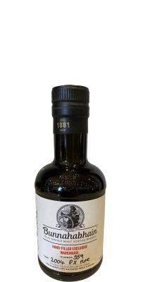 Bunnahabhain 2004 second fill PX Noe 52% 200ml