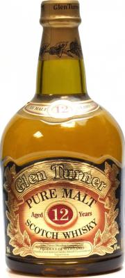 Glen Turner 12yo Pure Malt Scotch Whisky Fenice SRL San Remo 40% 700ml