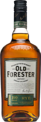 Old Forester Rye Kentucky Straight Rye Whisky 50% 750ml