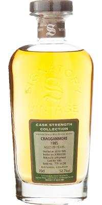 Cragganmore 1985 SV Cask Strength Collection #1993 52.7% 700ml