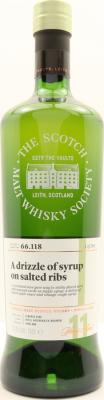 Ardmore 2006 SMWS 66.118 a drizzle of syrup on salted ribs 11yo Refill Ex-Bourbon Hogshead 59.8% 700ml